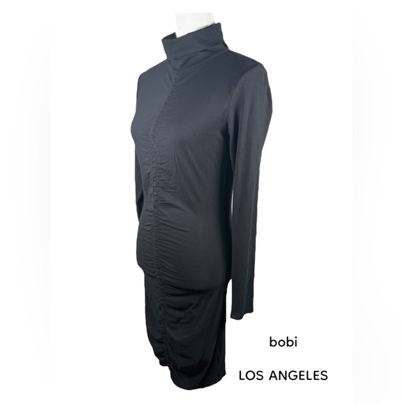 Bobi Los Angeles | Shirred Turtleneck Dress | NWT! - Picture 5 of 12